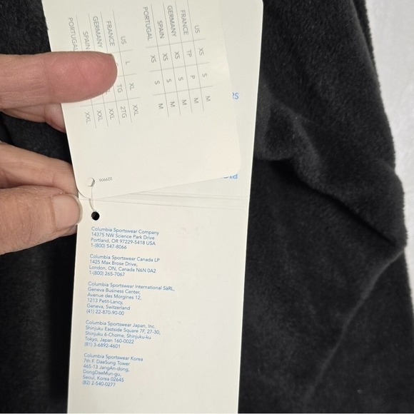 Columbia Men's XL Flattop Ridge Black Pullover Fleece Half Snap  NWT Fall Winter - Picture 8 of 10